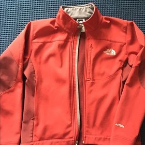 The North Face red Apex jacket